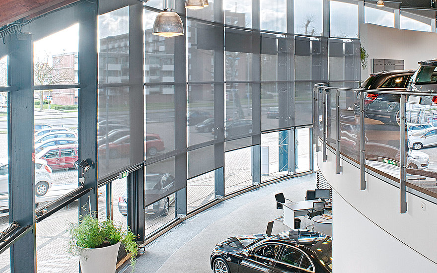 Mercedes-Benz ASV showroom Interior view