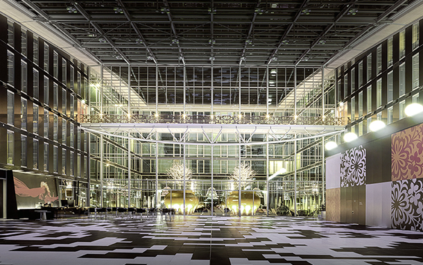 Hotel Kameha Grand event hall at night